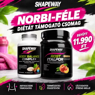 Norbi-féle diétát támogató csomag (öszibarackos)